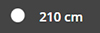 210 cm