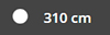 310 cm